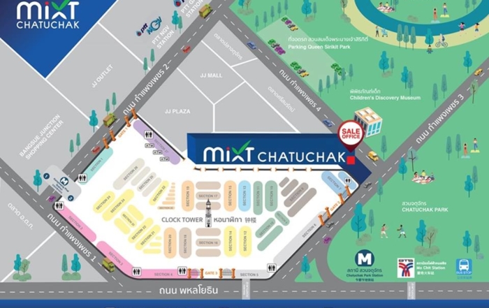 Mixt Chatuchak Map